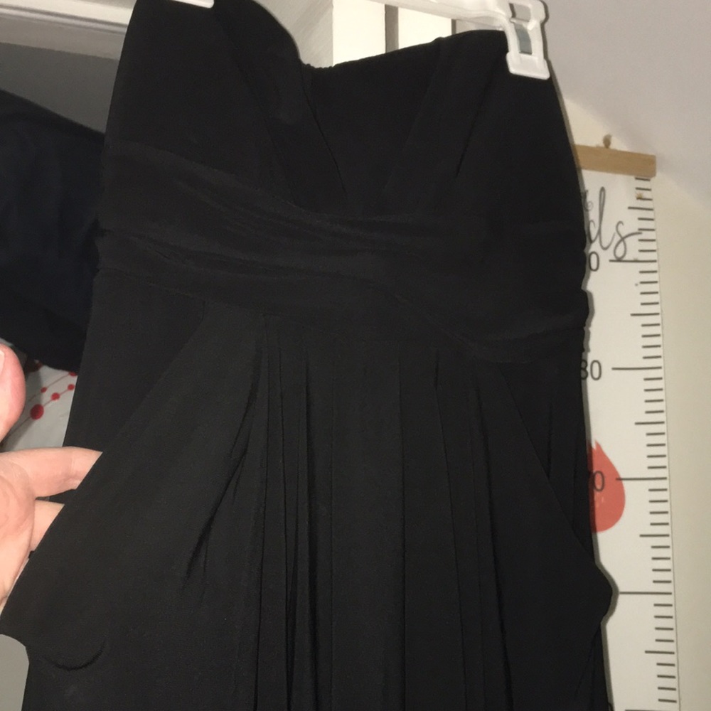 Wishes Wishes Wishes size L little black strapless dress with pockets
